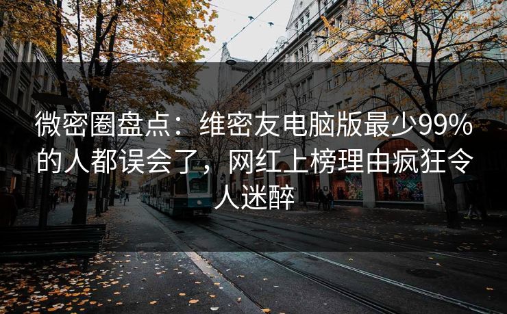 微密圈盘点：维密友电脑版最少99%的人都误会了，网红上榜理由疯狂令人迷醉