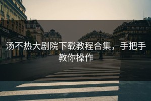 汤不热大剧院下载教程合集，手把手教你操作
