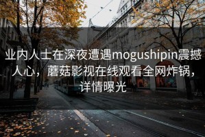 业内人士在深夜遭遇mogushipin震撼人心，蘑菇影视在线观看全网炸锅，详情曝光