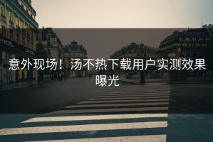 意外现场！汤不热下载用户实测效果曝光