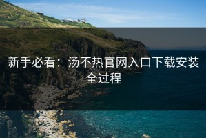新手必看：汤不热官网入口下载安装全过程