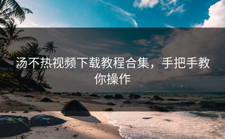 汤不热视频下载教程合集，手把手教你操作