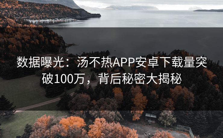数据曝光：汤不热APP安卓下载量突破100万，背后秘密大揭秘