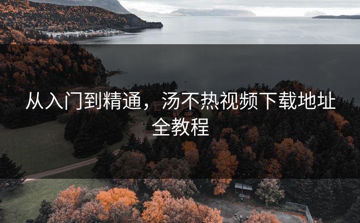 从入门到精通，汤不热视频下载地址全教程